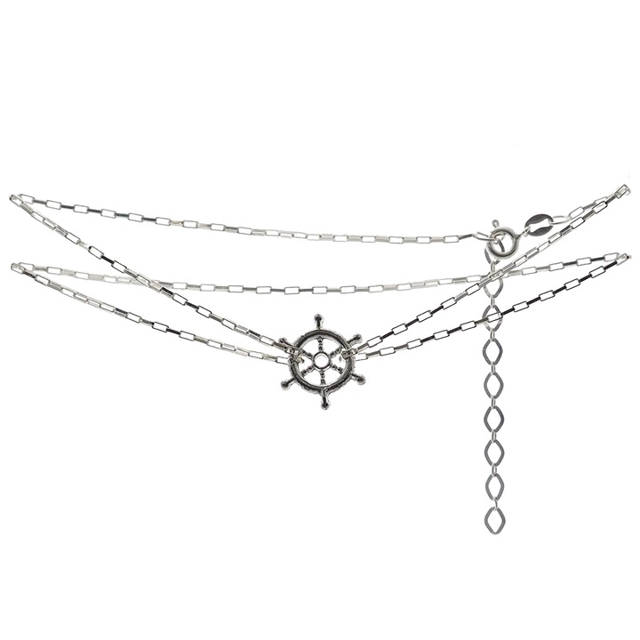 Bratara glezna argint personalizata Timona reglabila 6435KV455 Dras