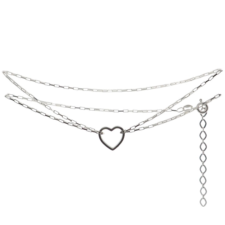 Bratara glezna argint personalizata Inimioara reglabila 4393KV395 Dras