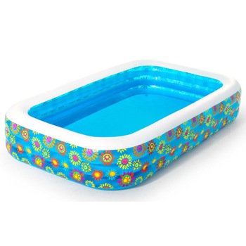 Piscina BestWay Gonflabila cu 3 Inele Play Pool, 305 x 183 x 56 cm Piscina BestWay Gonflabila cu 3 Inele Play Pool, 305 x 183 x 56 cm