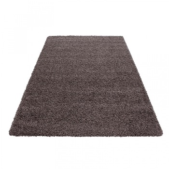 Traversa dreptunghiulara cu fir lung Shaggy, Ayyildiz Teppiche, 80 x 150, Gri taupe Traversa dreptunghiulara cu fir lung Shaggy, Ayyildiz Teppiche, 80 x 150, Gri taupe