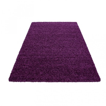 Covor dreptunghiular cu fir lung Shaggy, Ayyildiz Teppiche, 120 x 170, Violet Covor dreptunghiular cu fir lung Shaggy, Ayyildiz Teppiche, 120 x 170, Violet
