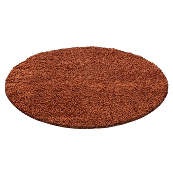 Covor rotund cu fir lung Shaggy, Ayyildiz Teppiche, 80 x 80, Portocaliu Covor rotund cu fir lung Shaggy, Ayyildiz Teppiche, 80 x 80, Portocaliu