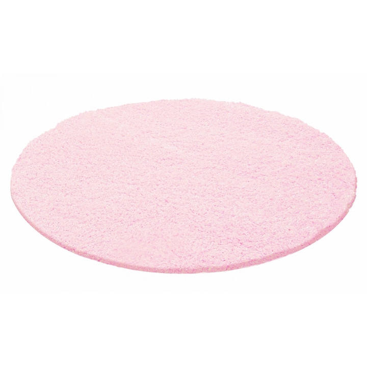 Shaggy típusú , kerek szőnyeg, Ayyildiz Teppiche, 80 x 80 cm, rózsaszín