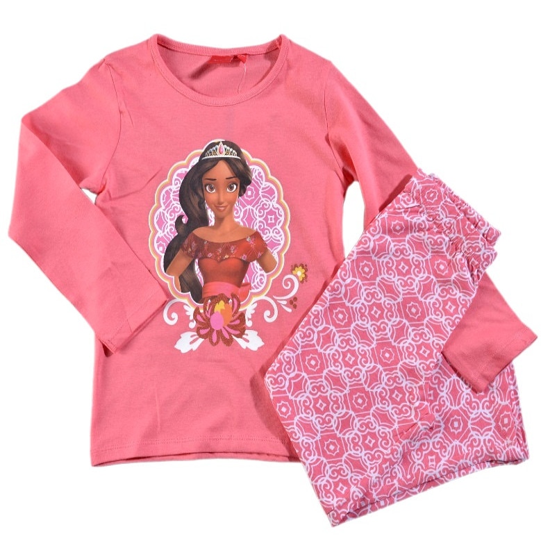 Pijama fete, Elena of Avalor, maneca lunga, Roz