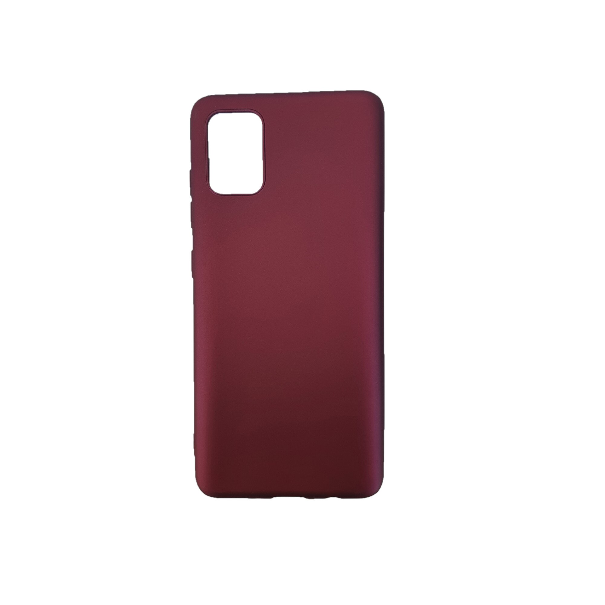 Husa compatibila cu Samsung Galaxy A51- Silicon Slim, Visiniu