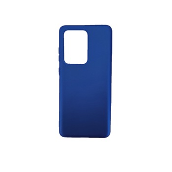 Husa compatibila cu Samsung Galaxy S20 Ultra- Silicon Slim, Blue