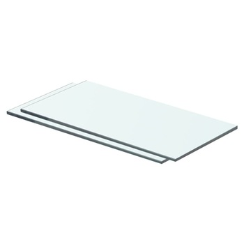 Set de 2 rafturi de sticla, vidaXL, 40 x 15 cm, Transparent Set de 2 rafturi de sticla, vidaXL, 40 x 15 cm, Transparent