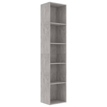 Biblioteca vidaXL, PAL, 40 x 30 x 189 cm, Gri beton Biblioteca vidaXL, PAL, 40 x 30 x 189 cm, Gri beton