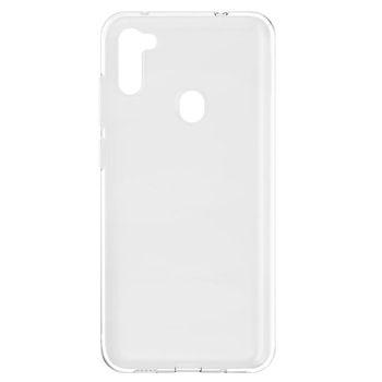 Husa de protectie Lemontti Silicon pentru Samsung Galaxy A11, Transparent Husa de protectie Lemontti Silicon pentru Samsung Galaxy A11, Transparent