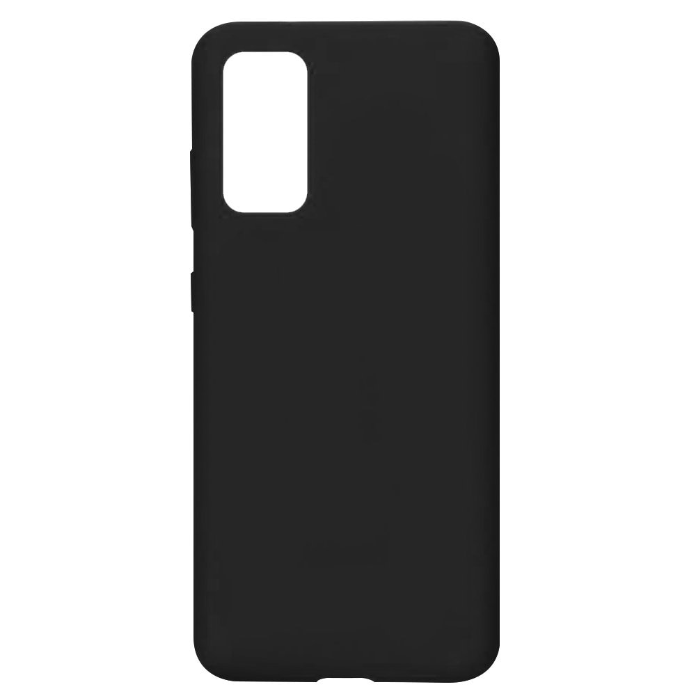 Husa de protectie Lemontti Silicon Silky pentru Samsung Galaxy S20 Plus, Negru