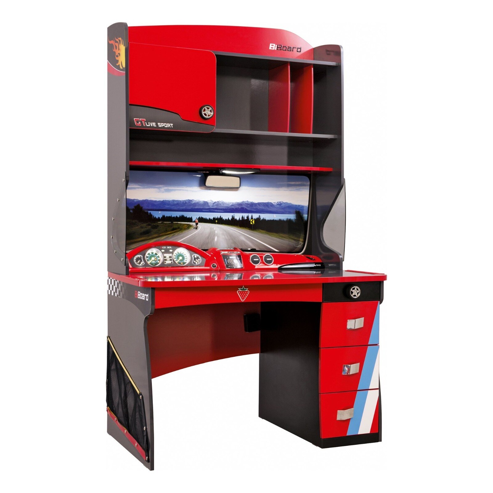 Set birou Champion Racer, L118 x D71 x H197,Cilek