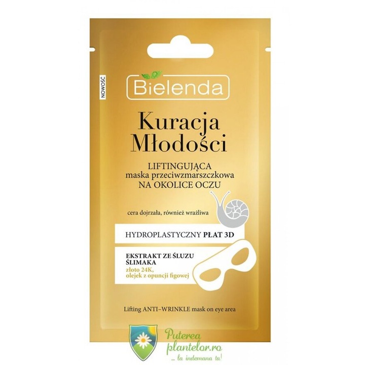 Masca Antirid cu Efect de Lifting cu Extract de Melc Youth Therapy 10 gr