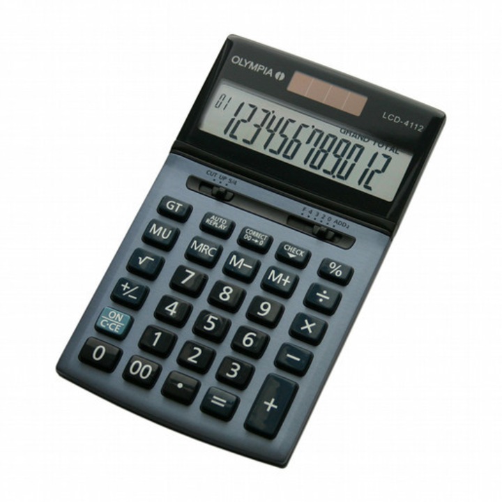 Калкулатор Olympia LCD 4112 с метален корпус