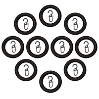 set 10 inele din lemn pentru bara de 28mm wenge cu agatatori din plastic colorat imagen 34_0_
0