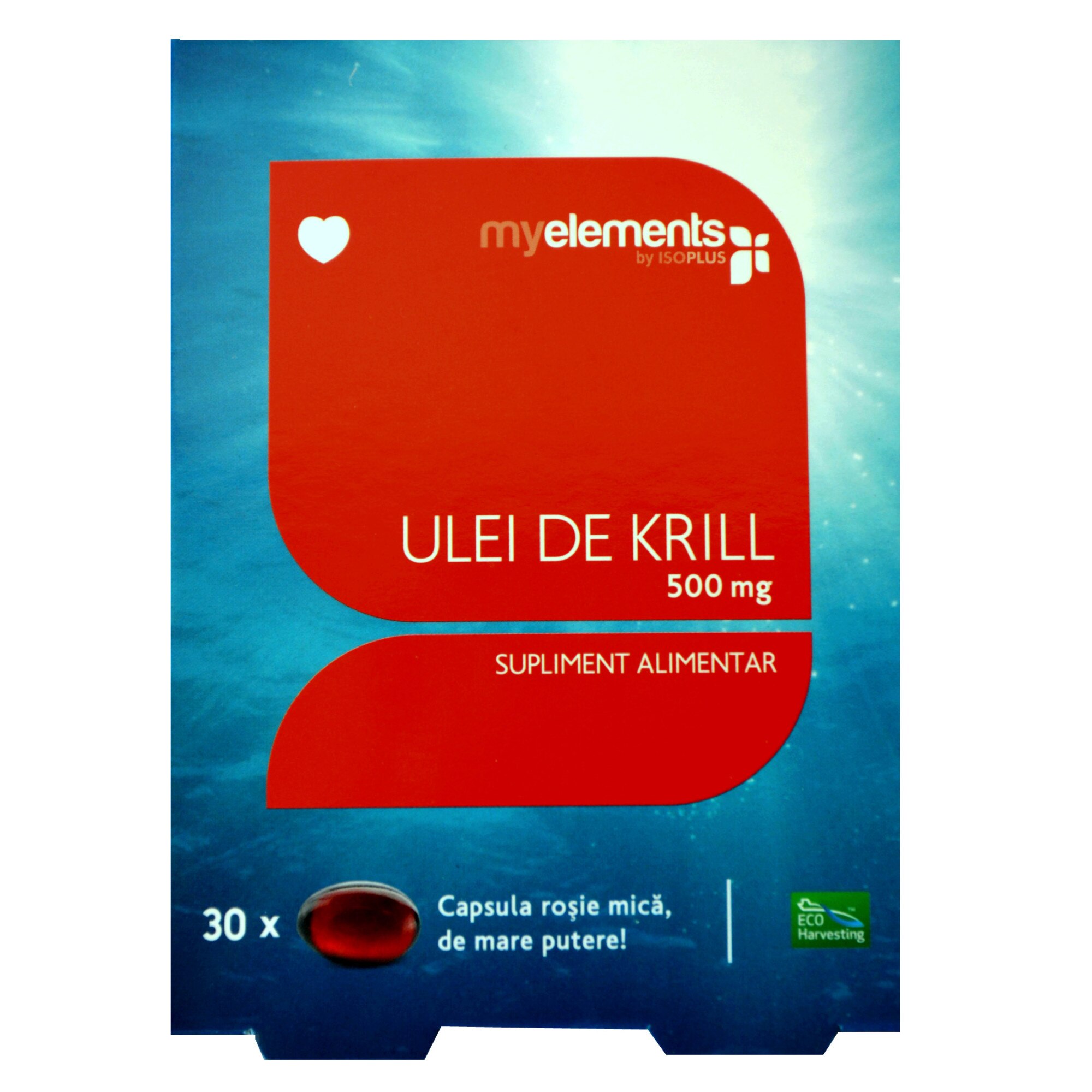 Supliment alimentar Krill Oil Omega 3 500mg 30cps