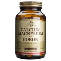 Supliment alimentar Calcium Magnesium plus Boron Solgar, 100 tablete