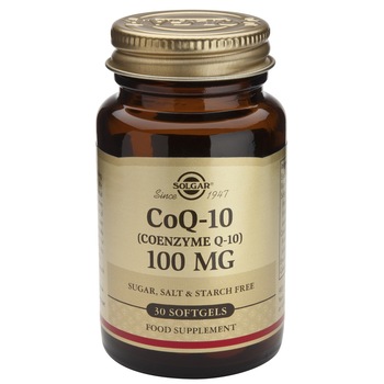 Supliment alimentar Coenzima Q-10 100mg Solgar, 30 capsule moi Supliment alimentar Coenzima Q-10 100mg Solgar, 30 capsule moi