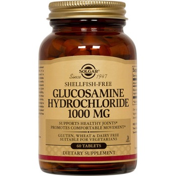 Supliment alimentar Hidroclorura de glucozamina 1000 mg Solgar, 60 tablete Supliment alimentar Hidroclorura de glucozamina 1000 mg Solgar, 60 tablete