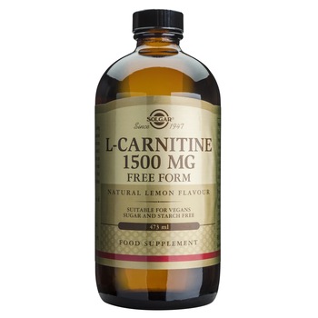 Supliment alimentar L-Carnitina lichida 1500 mg Solgar, 473 ml Supliment alimentar L-Carnitina lichida 1500 mg Solgar, 473 ml