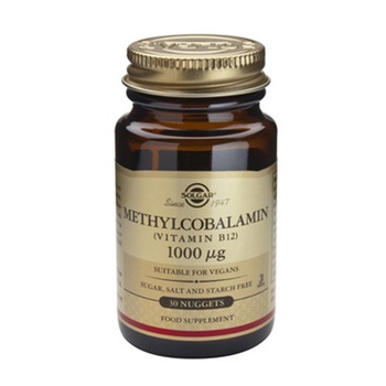 Supliment alimentar Metilcobalamina Vitamina B12 1000 mg, Solgar, 30 capsule Supliment alimentar Metilcobalamina Vitamina B12 1000 mg, Solgar, 30 capsule