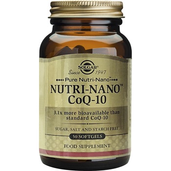 Supliment alimentar Coenzima Q10 Nutri Nano Solgar, 50 capsule moi Supliment alimentar Coenzima Q10 Nutri Nano Solgar, 50 capsule moi