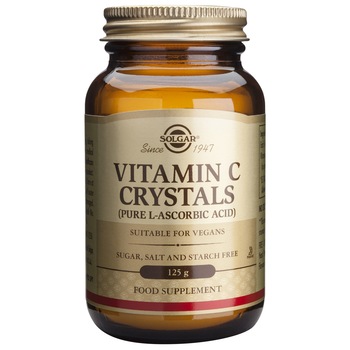 Supliment alimentar Vitamina C Crystals Solgar, 125gr Supliment alimentar Vitamina C Crystals Solgar, 125gr