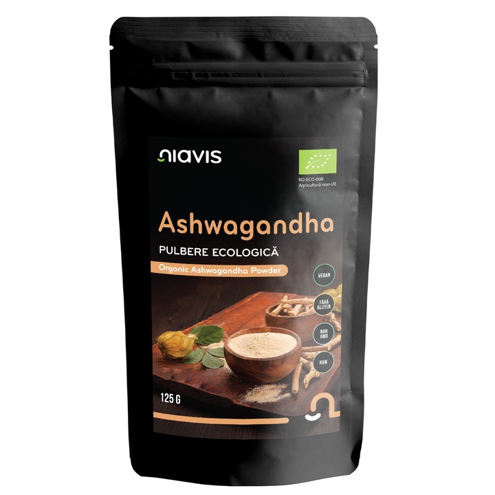 Ashwagandha Pulbere Ecologica BIO Niavis, 125g