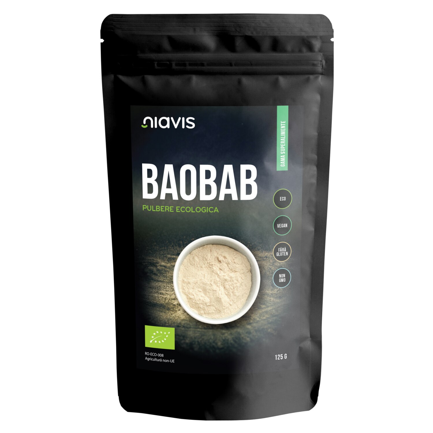 Baobab Pulbere Ecologica BIO Niavis, 125g