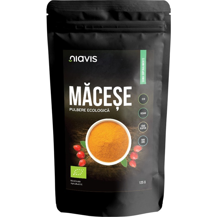 Macese Pulbere Ecologica Bio Niavis, 125g