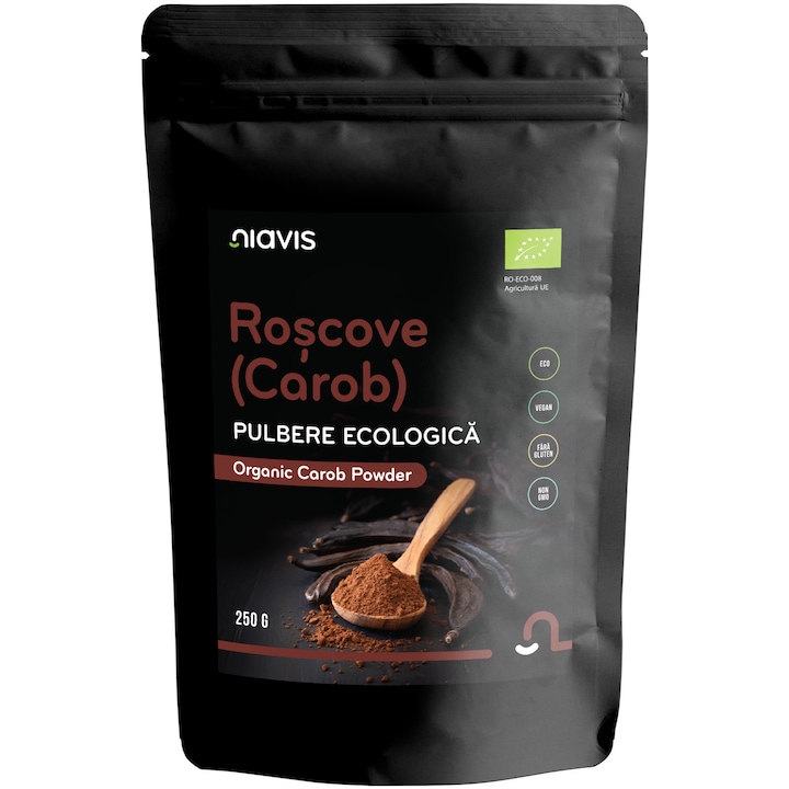 RoScove (carob) pudra ecologica, Niavis, 250g