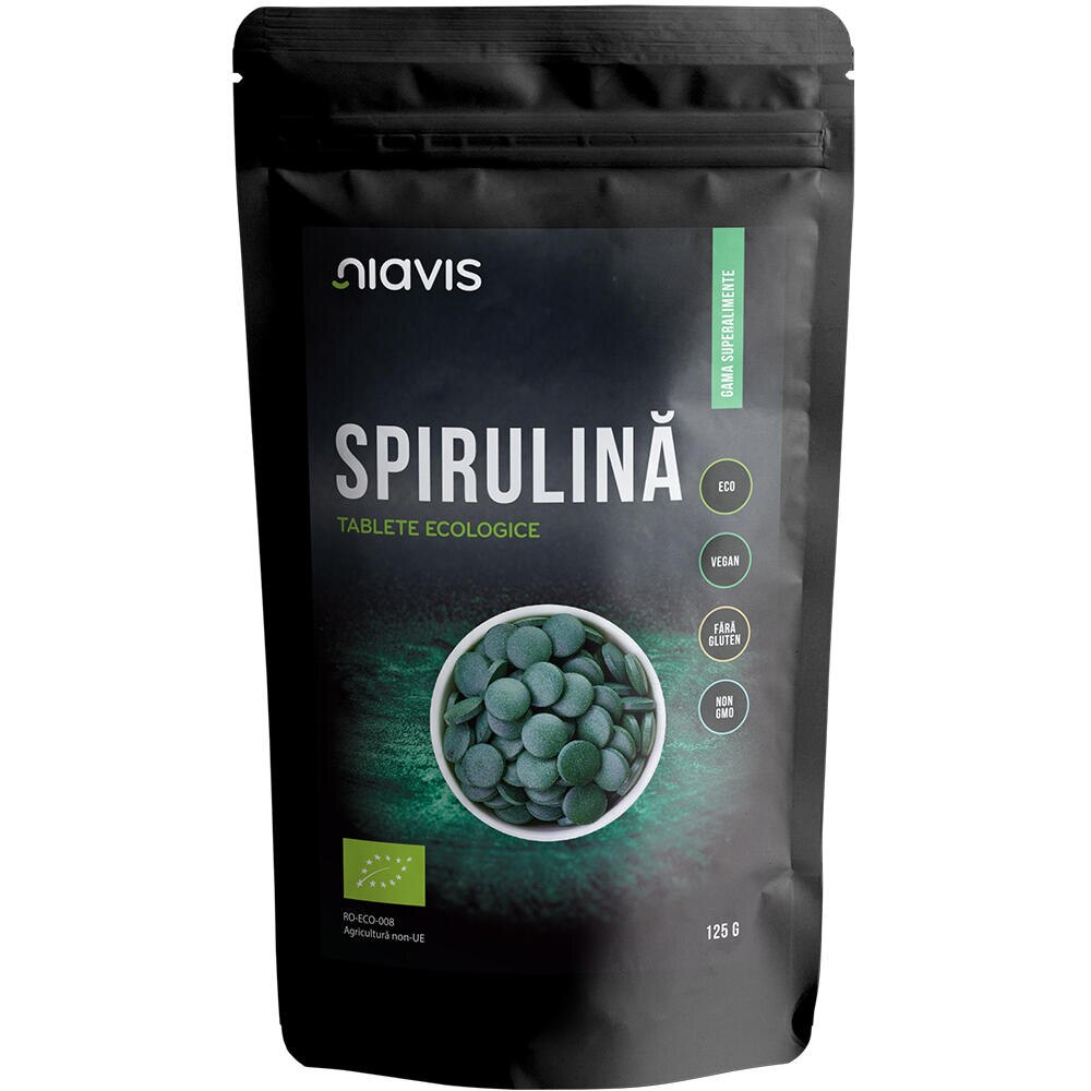 Spirulina Tablete Ecologice BIO Niavis, 125g