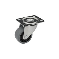 roata kpe-poges 125k1 pivotanta cu rola de cauciuc din poliamida capacitate de incarcare 150 kg  125mm  rulment imagen 33_0_
0