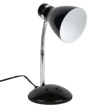 Lampa de birou, Zola, neagra, E27, 220-240 V, 30 cm Lampa de birou, Zola, neagra, E27, 220-240 V, 30 cm