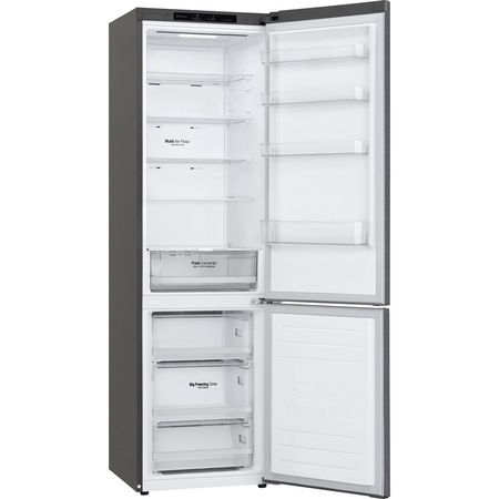 Combina frigorifica LG GBP62DSSFR, 384 l, Clasa A+++, No Frost, Compresor Liniar Inverter, Display, Dark Graphite