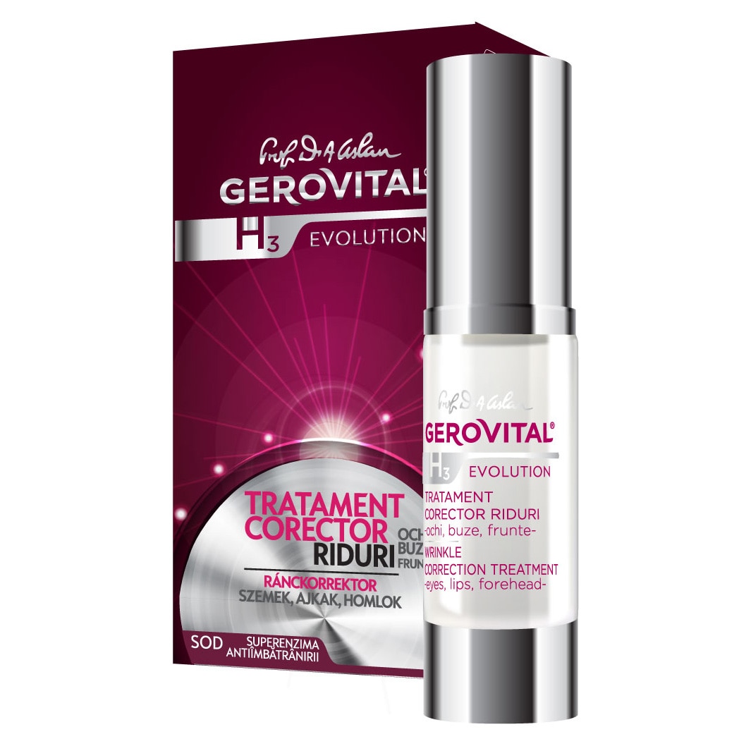 gerovital h3 evolution tratament corector riduri