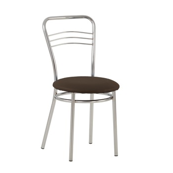 Scaun bucatarie ARGENTO, Piele ecologica, Wenge Scaun bucatarie ARGENTO, Piele ecologica, Wenge