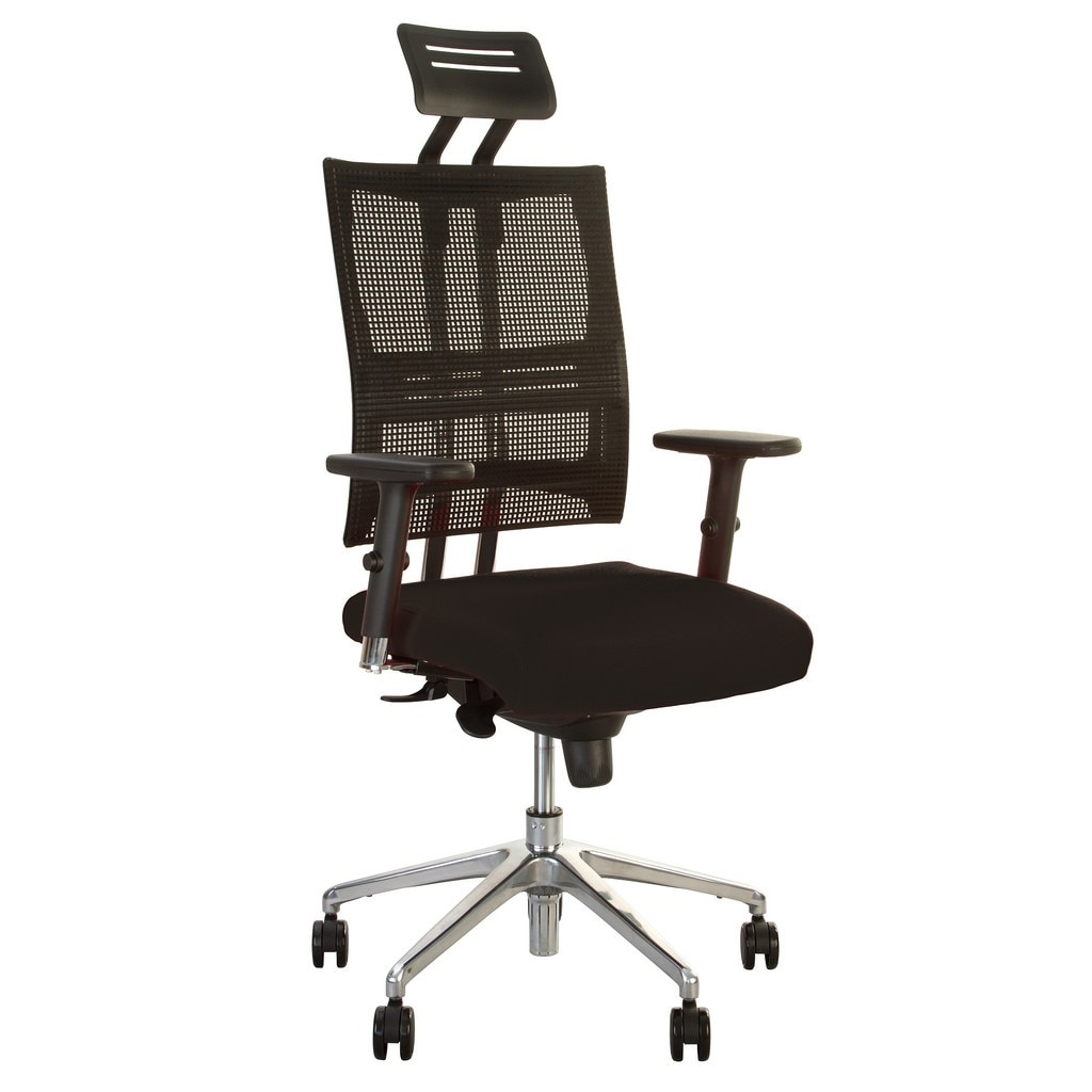 Scaun directorial E-MOTION, Negru stofa fiji