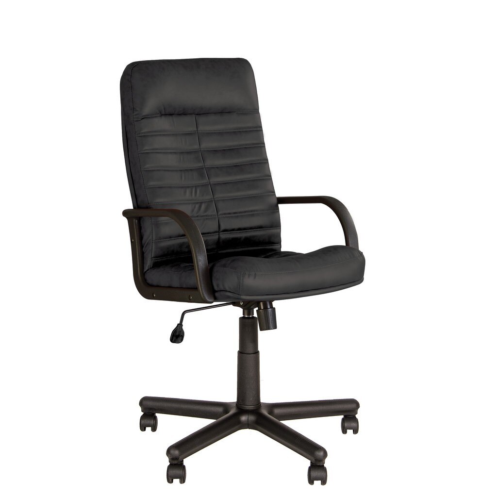 Scaun directorial ORMAN, Negru piele ecologica