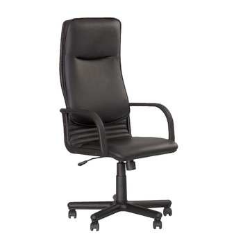 Scaun directorial NOVA, Negru piele ecologica Scaun directorial NOVA, Negru piele ecologica