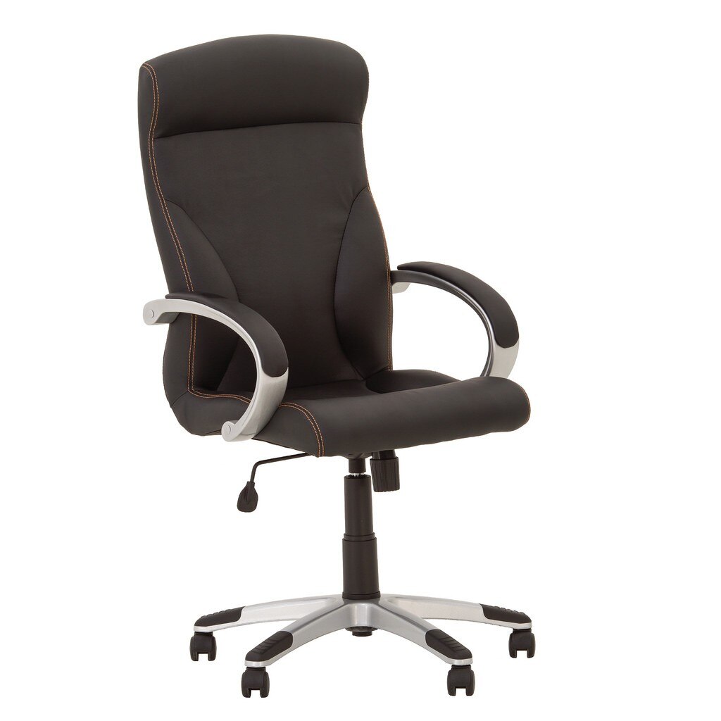 Scaun directorial RIGA, Negru piele ecologica