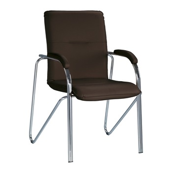 Scaun vizitator SAMBA Soft, Wenge piele ecologica Scaun vizitator SAMBA Soft, Wenge piele ecologica