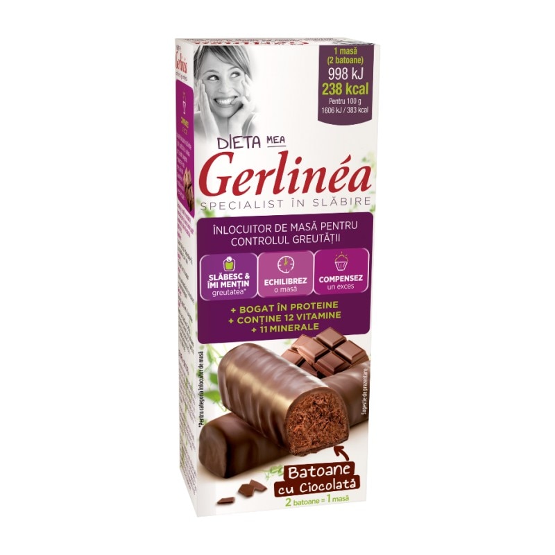 Gerlinea Batoane Ciocolata, 62g