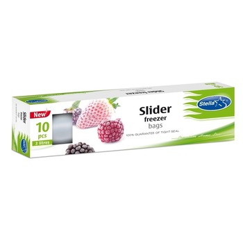 Pungi alimentare cu fermoar, Stella Pack, 3L/10 buc, cutie Pungi alimentare cu fermoar, Stella Pack, 3L/10 buc, cutie