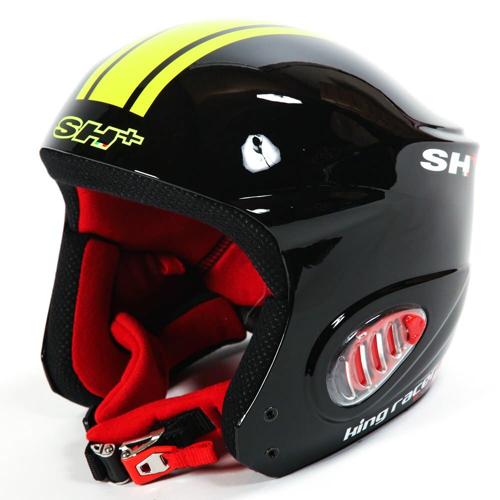 Casca SH+ KING RACER EVO 4FF negru/galben 58/M