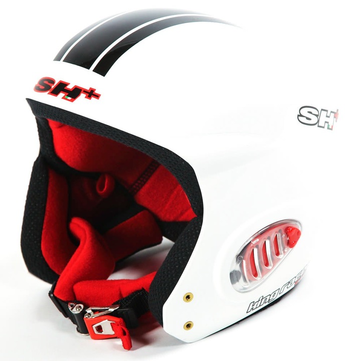 Casca SH+ KING RACER EVO 4FF alb/metal 58/M