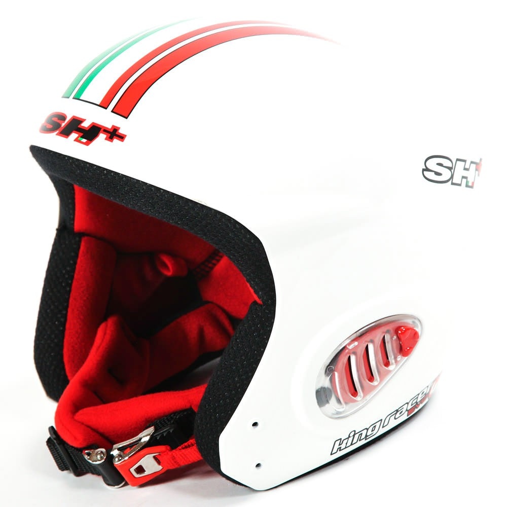 Casca SH+ KING RACER EVO 4FF alb/steag 58/M