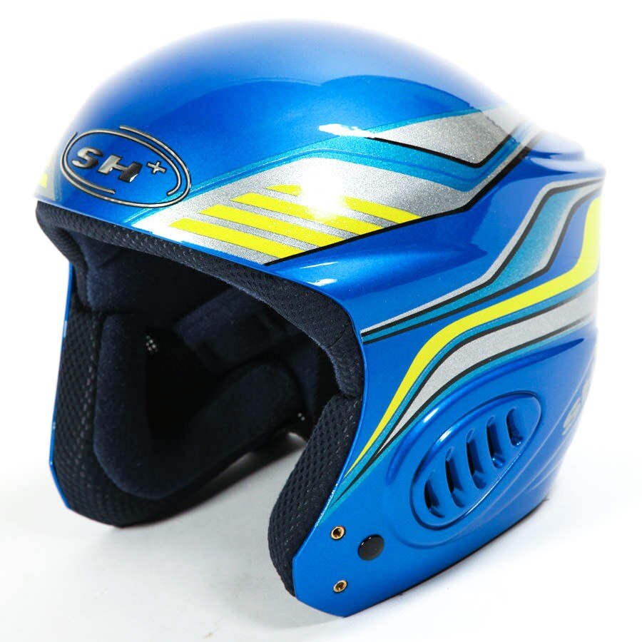 Casca SH+ JET STREEM metal/albastru 56/S