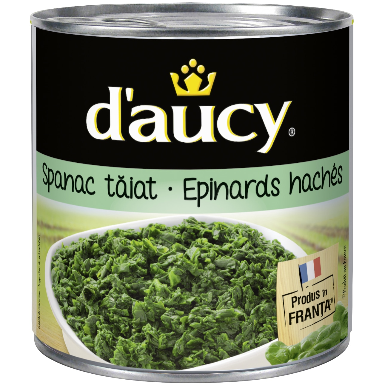 Spanac taiat Daucy, 395g