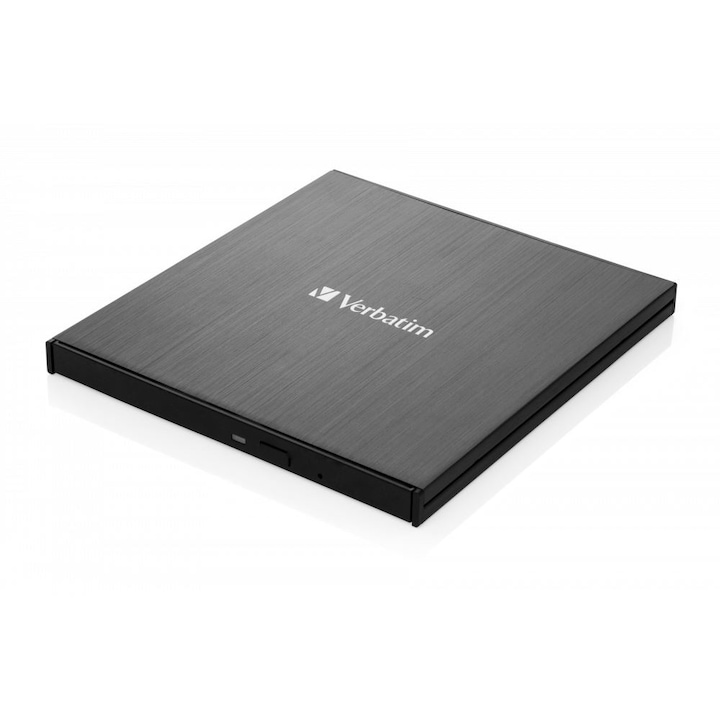 Verbatim 43888 Slimline 4K Ultra HD, USB 3.1 GEN 1 USB-C, BDXL fekete Blu-ray író