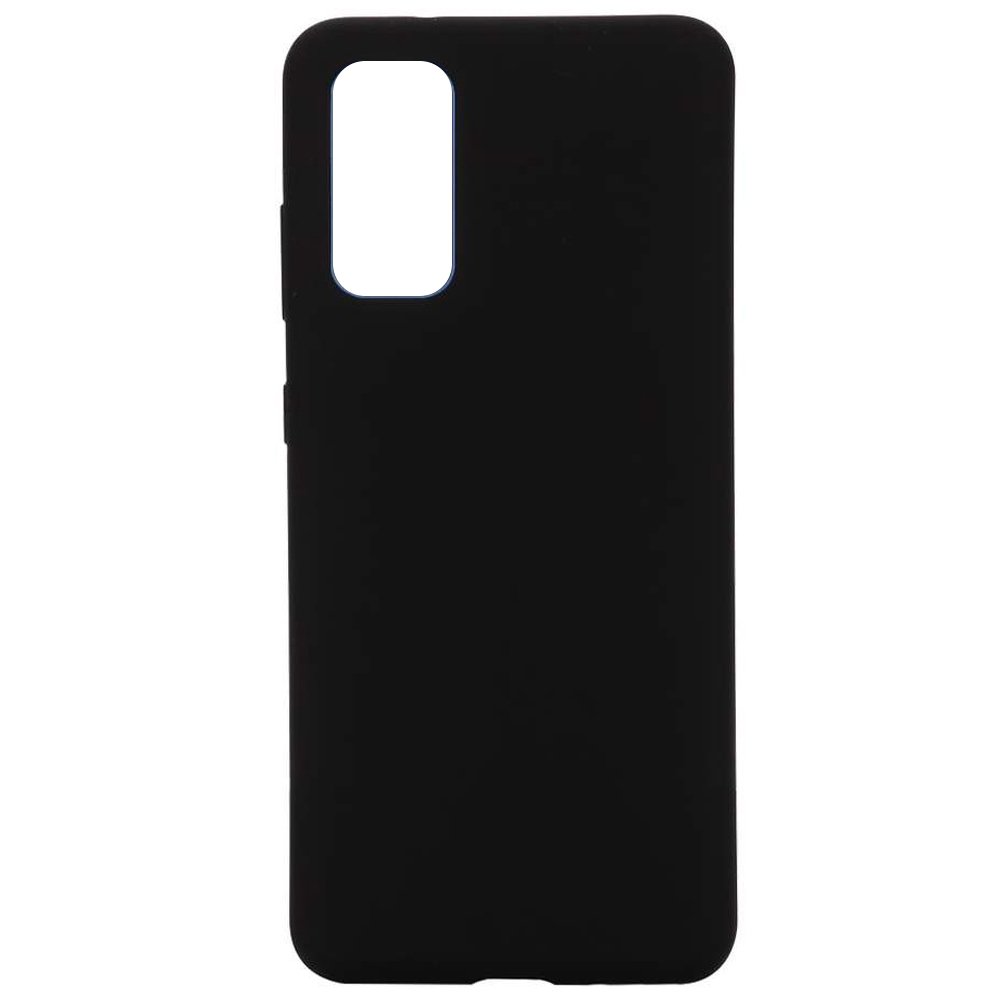 Husa de protectie Lemontti Silicon Silky pentru Samsung Galaxy S20, Negru